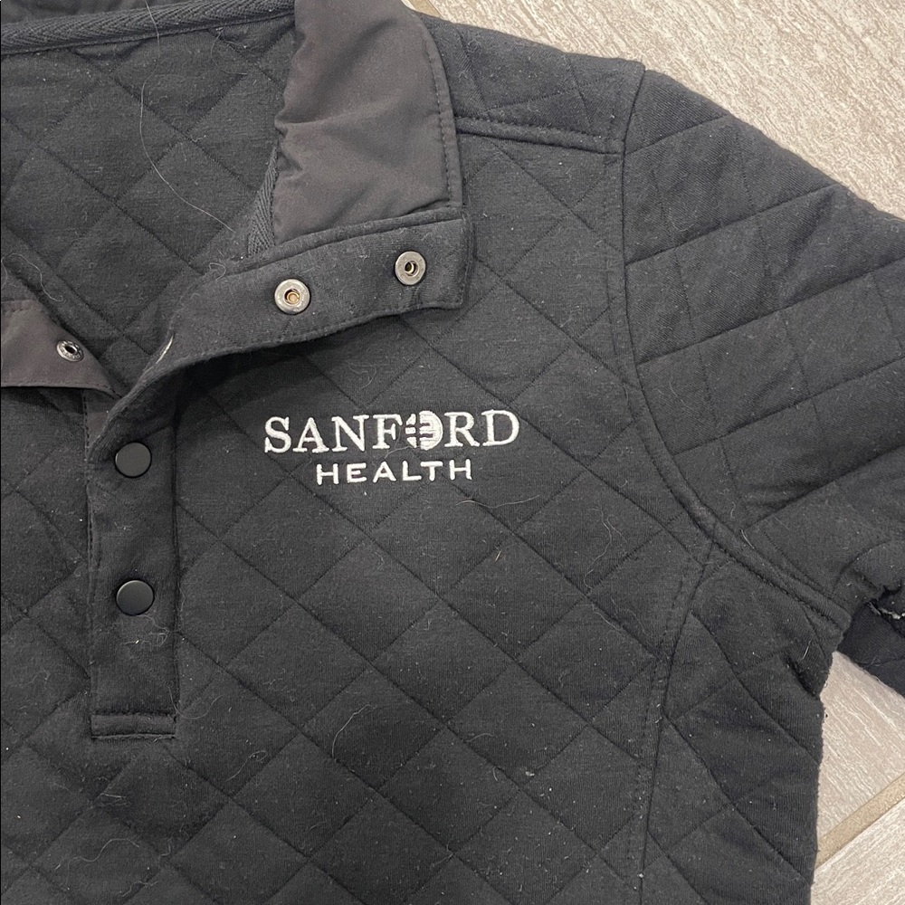 Sanford Health Black Quilted Pullover - Picture 2 of 2